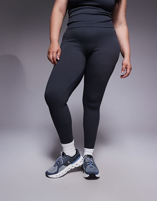 4505 Curve seamless sculpting high waist gym leggings in flint grey