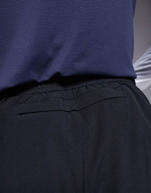 4505 Icon 3 Inch Quick Dry Running Shorts With Back Phone Pocket 2 Pack In Black And Light Blue