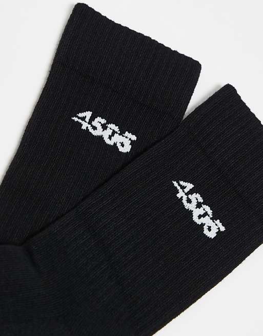4505 Icon 3 Pack Anti Bacterial Crew Sport Socks In Black
