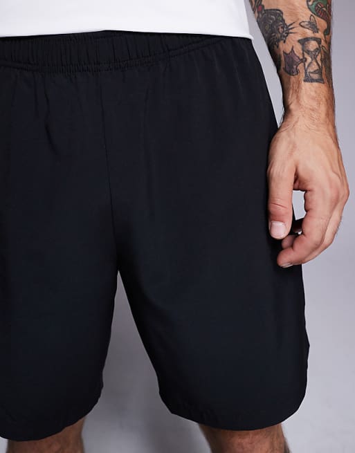 4505 Icon 7 Inch Quick Dry Training Shorts With Zip Pockets In Black