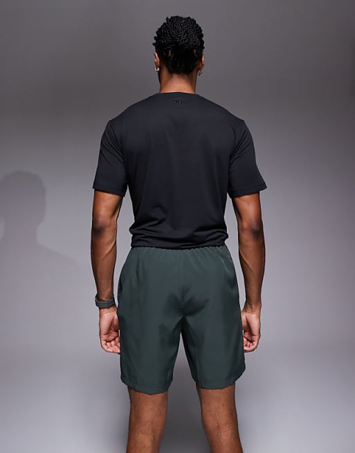 4505 Icon 7 Inch Quick Dry Training Shorts With Zip Pockets In Deep Khaki