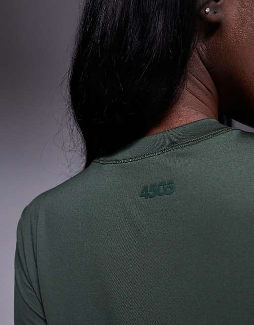 4505 Icon Active Quick Dry Performance T-shirt In Dark Green