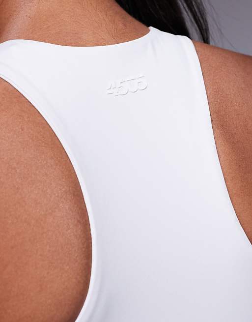 4505 Icon Active Vest With Inner Bra And Removeable Padding In White