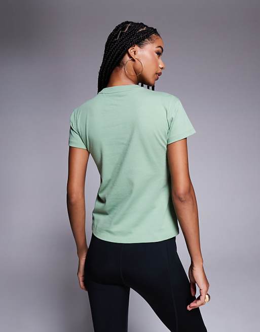 4505 Icon Cotton Boxy T-shirt With Quick Dry Finish In Matcha