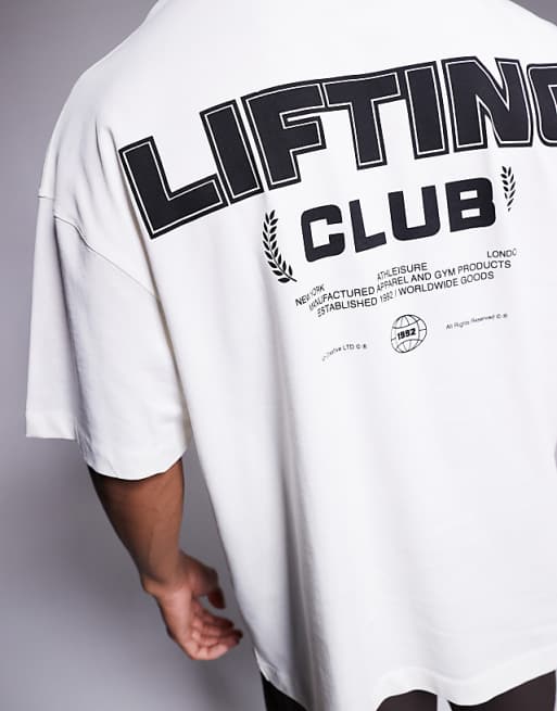 4505 Icon Heavyweight Cotton Oversized T-shirt With Quick Dry Finish In Off White