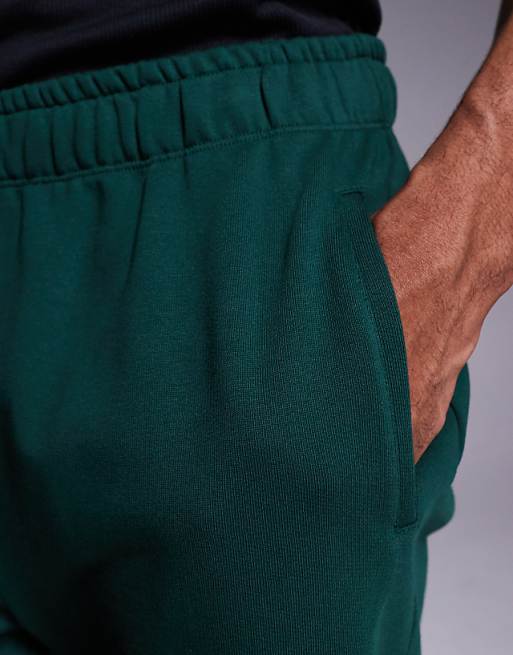 4505 Icon Heavyweight Cotton Sweat Shorts With Quick Dry Finish In Pine Green