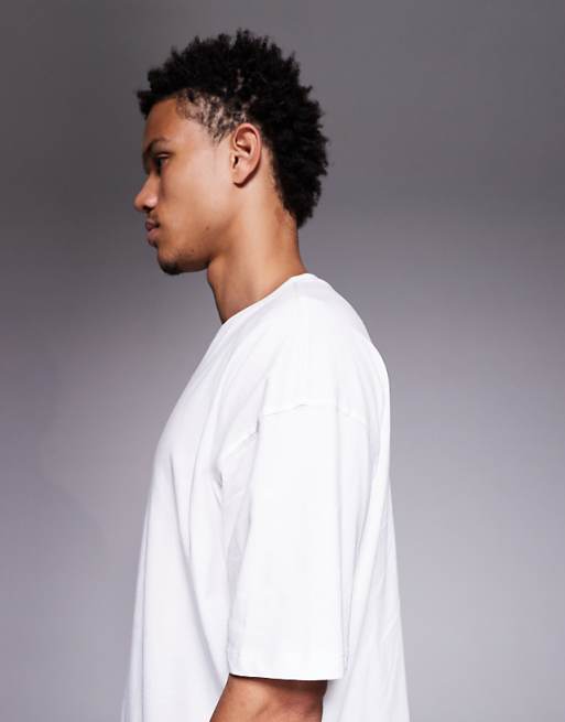 4505 Icon Oversized Cotton Quick Dry Training T-shirt In White