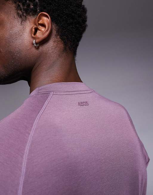 4505 Icon Performance Jersey Oversized Boxy Training T-shirt In Grape