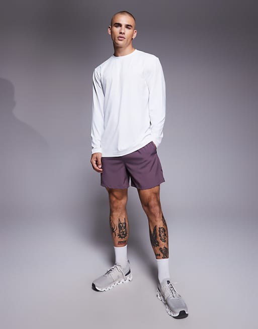 4505 Icon Quick Dry Mesh Long Sleeve Training T-shirt In White
