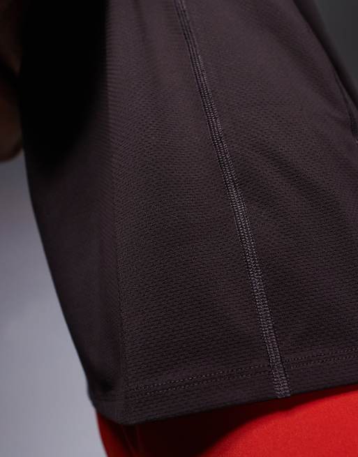 4505 Icon Quick Dry Mesh Training Tank In Coffee