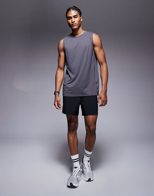 4505 Icon Quick Dry Mesh Training Tank In Graphite