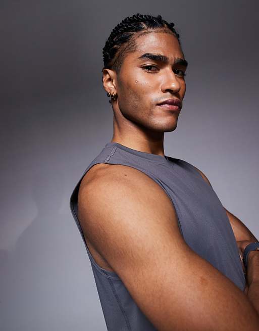 4505 Icon Quick Dry Mesh Training Tank In Graphite