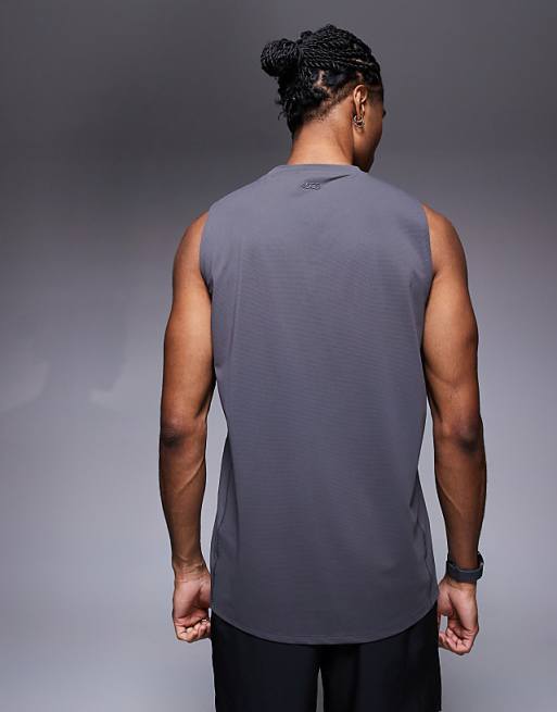 4505 Icon Quick Dry Mesh Training Tank In Graphite