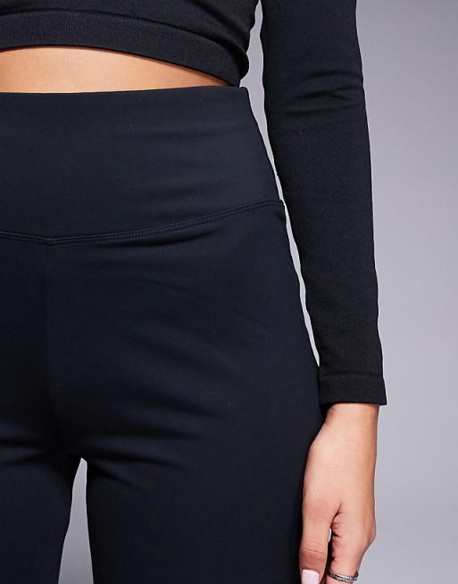 4505 Icon Soft Touch High Waist Wide Leg Dance Pant In Black