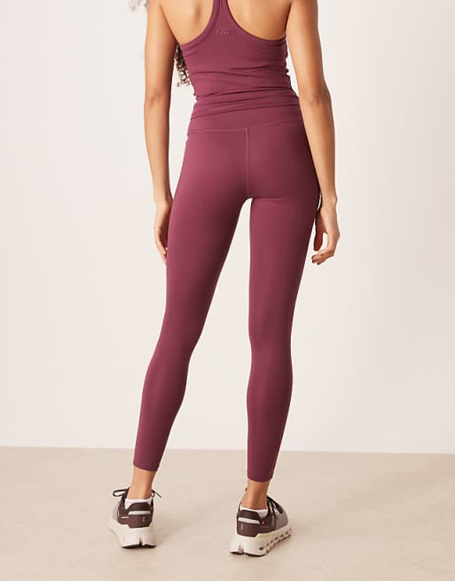 4505 Icon Soft Touch High Waist Yoga Legging In Mulberry