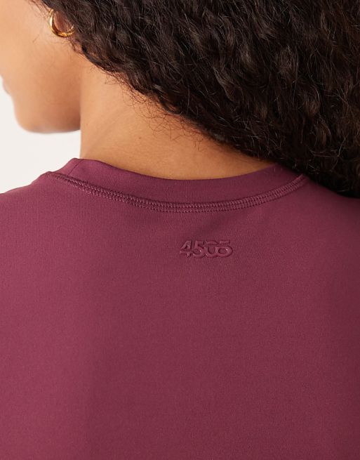 4505 Icon Soft Touch Studio Baby T-shirt In Mulberry