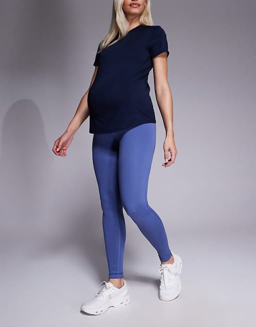4505 Maternity Icon Active Quick Dry Performance T-shirt In Deep Navy