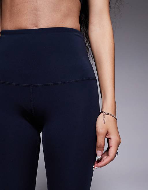 4505 Petite Icon Active Bum Sculpt High Waist Gym Legging With Inner Pocket In Navy
