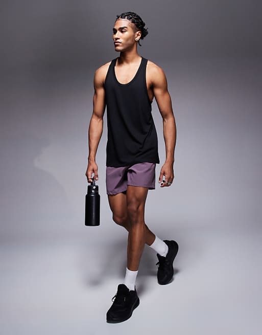4505 Quick Dry Mesh Running Vest In Black