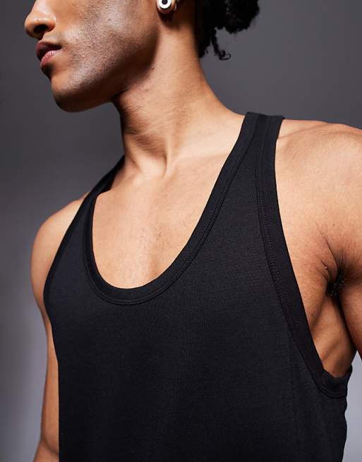 4505 Quick Dry Mesh Running Vest In Black