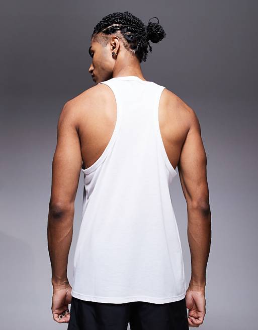 4505 Quick Dry Mesh Running Vest In White