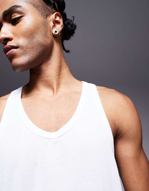 4505 Quick Dry Mesh Running Vest In White