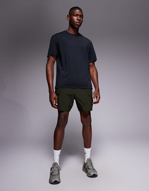 4505 Quick Dry Nylon Performance Mesh Oversized Running T-shirt In Black