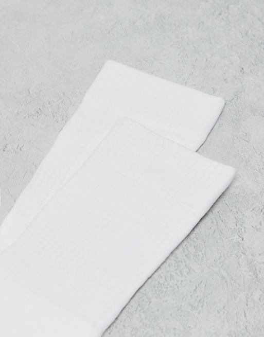 4505 Quick Dry Running Socks With Arch Support 5 Pack In White