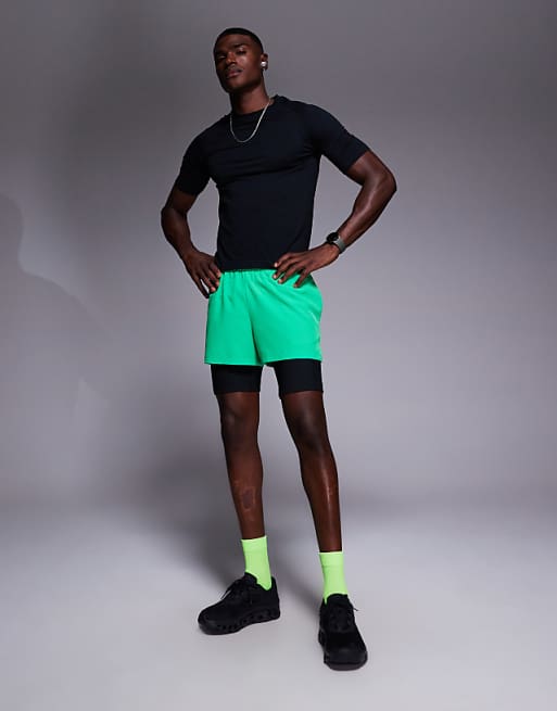 4505 Seamless Mesh Slim Fit Lightweight Base Layer T-shirt In Black
