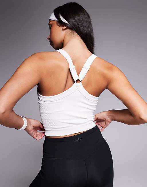 4505 Seamless Sculpting Vest With Inner Bra In Parchment