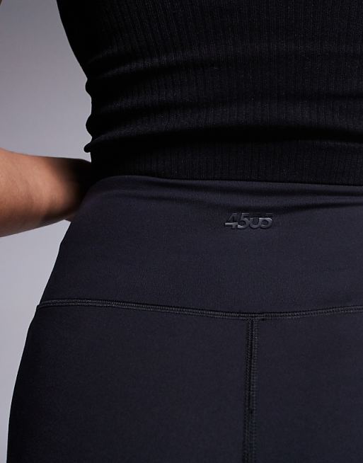 4505 Tall Icon Soft Touch High Waist Slim Kick Yoga Legging In Black