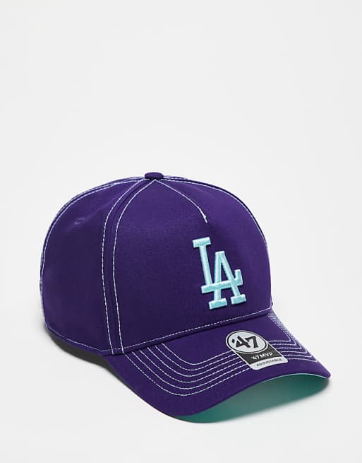 47 Brand LA Dodgers mvp cap in purple
