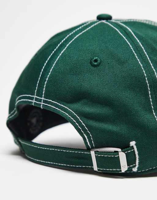 47 Brand NY Yankee Clean Cap With Contrast Stitch Detail In Green
