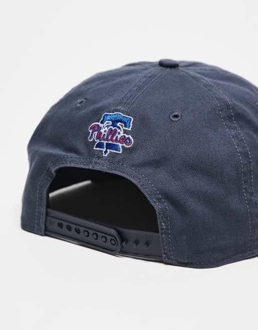 47 Brand NY Yankees Cartoon Motif Detail Captain Cap In Charcoal