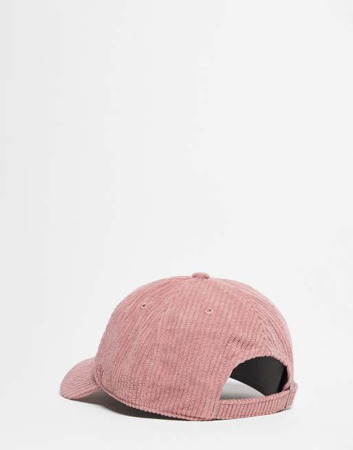 47 Brand NY Yankees Courdroy Clean Up Cap In Pink