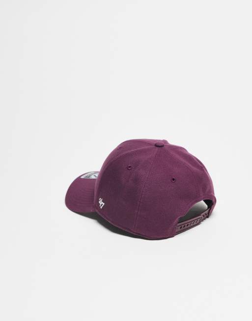47 Brand NY Yankees Mvp Cap In Washed Plum