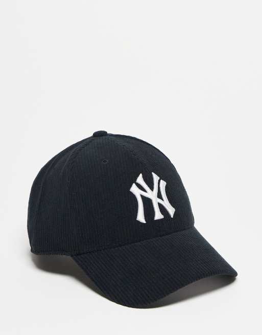 47 Brand NY Yankees Mvp Courdroy Cap In Black