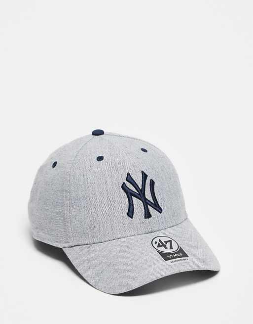 47 Brand NY Yankees mvp linen cap in grey