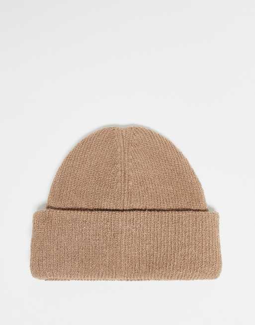 47 Brand NY Yankees Ribbed Cuff Knit Beanie In Beige