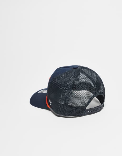 47 Brand World Series Patch Detail Trucker Cap In Navy