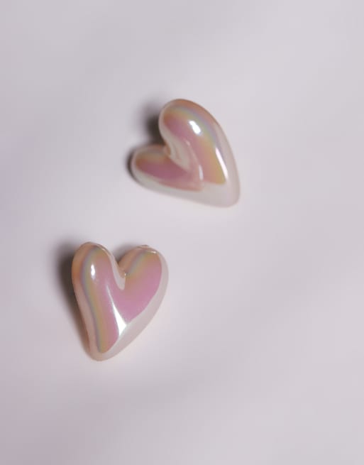 8 Other Reasons Heart Stud Earrings In Pearl