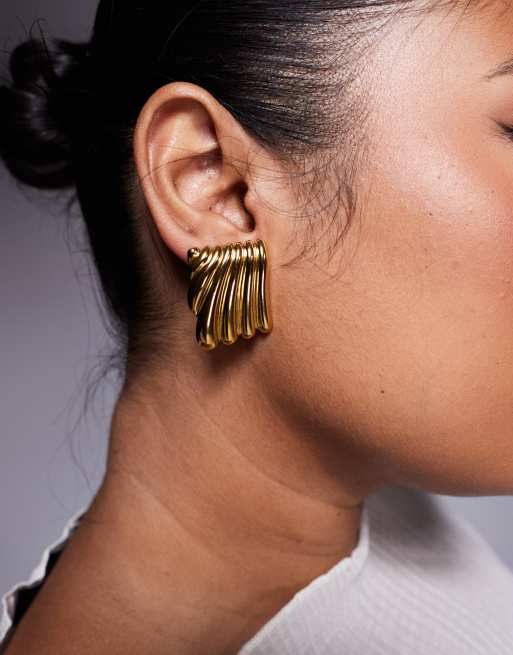 8 Other Reasons Ridge Vintage Inspired Earrings In Gold