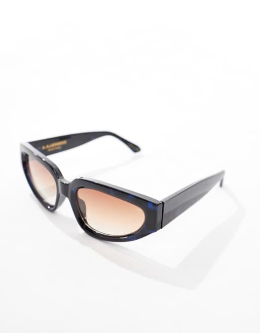 A.Kjaerbede Ella Cateye Sunglasses In Demi Blue