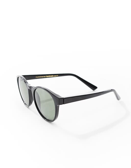 A.Kjaerbede Marvin Round Sunglasses In Black