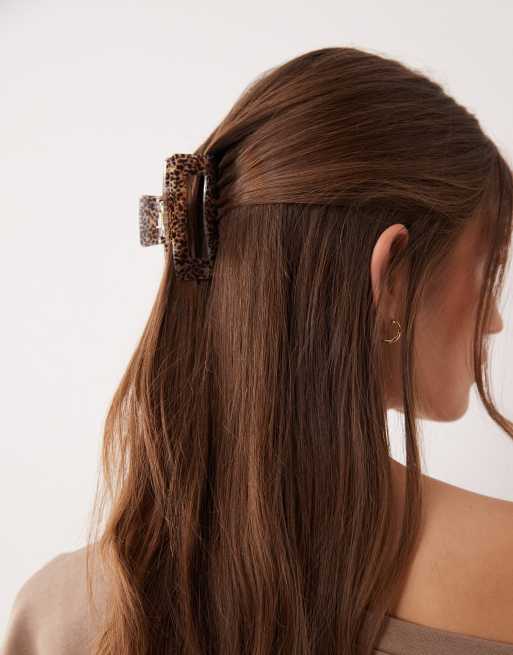 Accessorize Animal Hair Claw In Multi