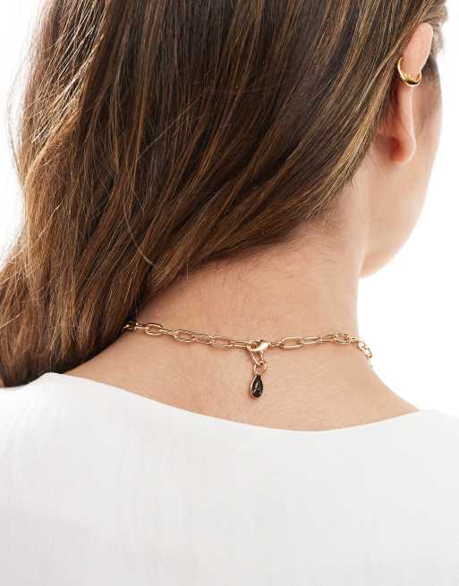 Accessorize Coin Large Chain Necklace In Gold