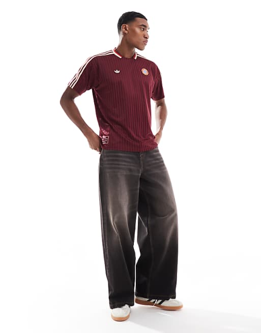 Adidas Football Bayern Munich T-shirt In Burgundy