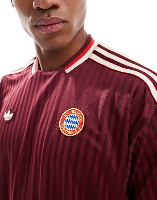 Adidas Football Bayern Munich T-shirt In Burgundy