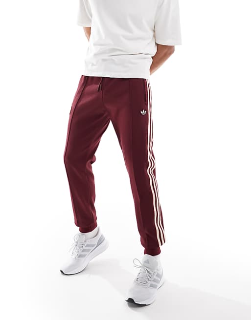 Adidas Football Bayern Munich Trackpants In Burgundy