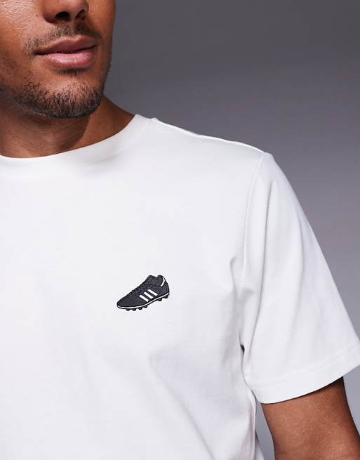 Adidas Football Copa T-shirt With Motif In White